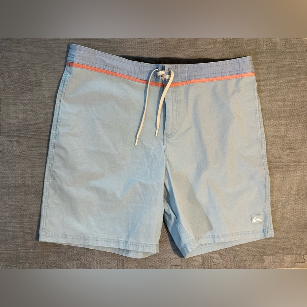 Quiksilver Blue and Orange Board Shorts Modern Fit